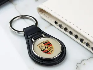 Porsche Leder Schlüsseletui Stabiles Glänzend Tuning Stil